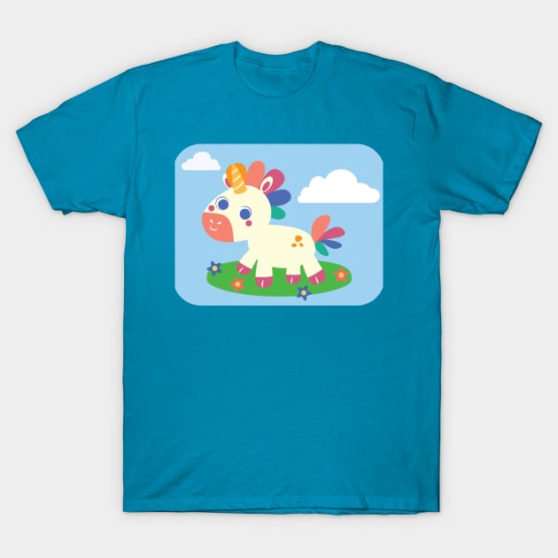 Baby Unicorn T-Shirt by aglomeradesign